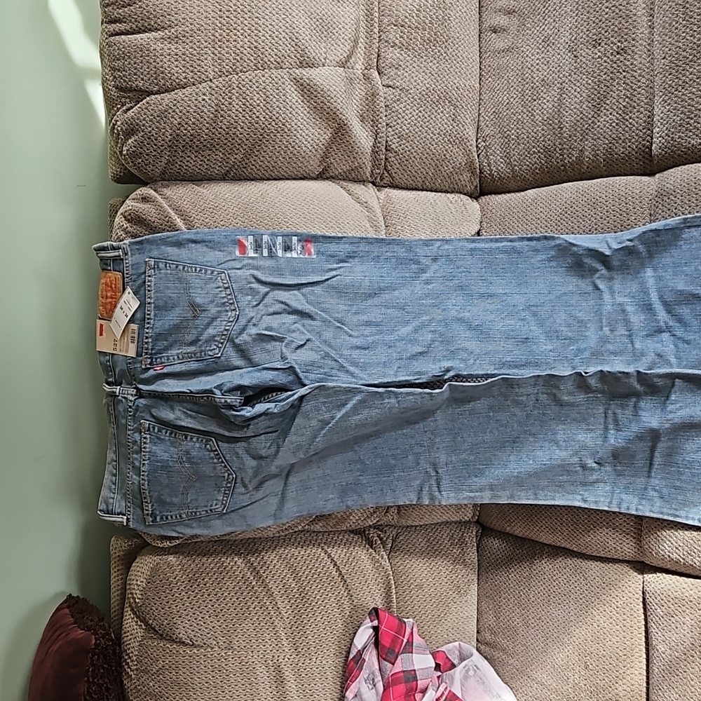 Men's Levi's 527 Slim Bootcut jeans size 34x34 blue jeans